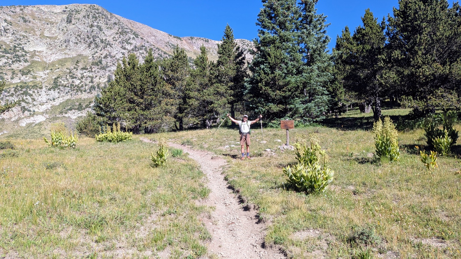 Reaching Pecos Baldy Lake and the alpine zone.