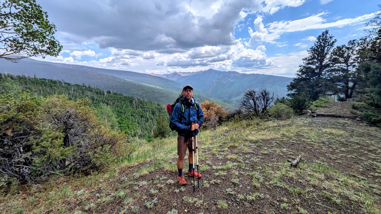 Buck at roughly the halfway point of the trip.