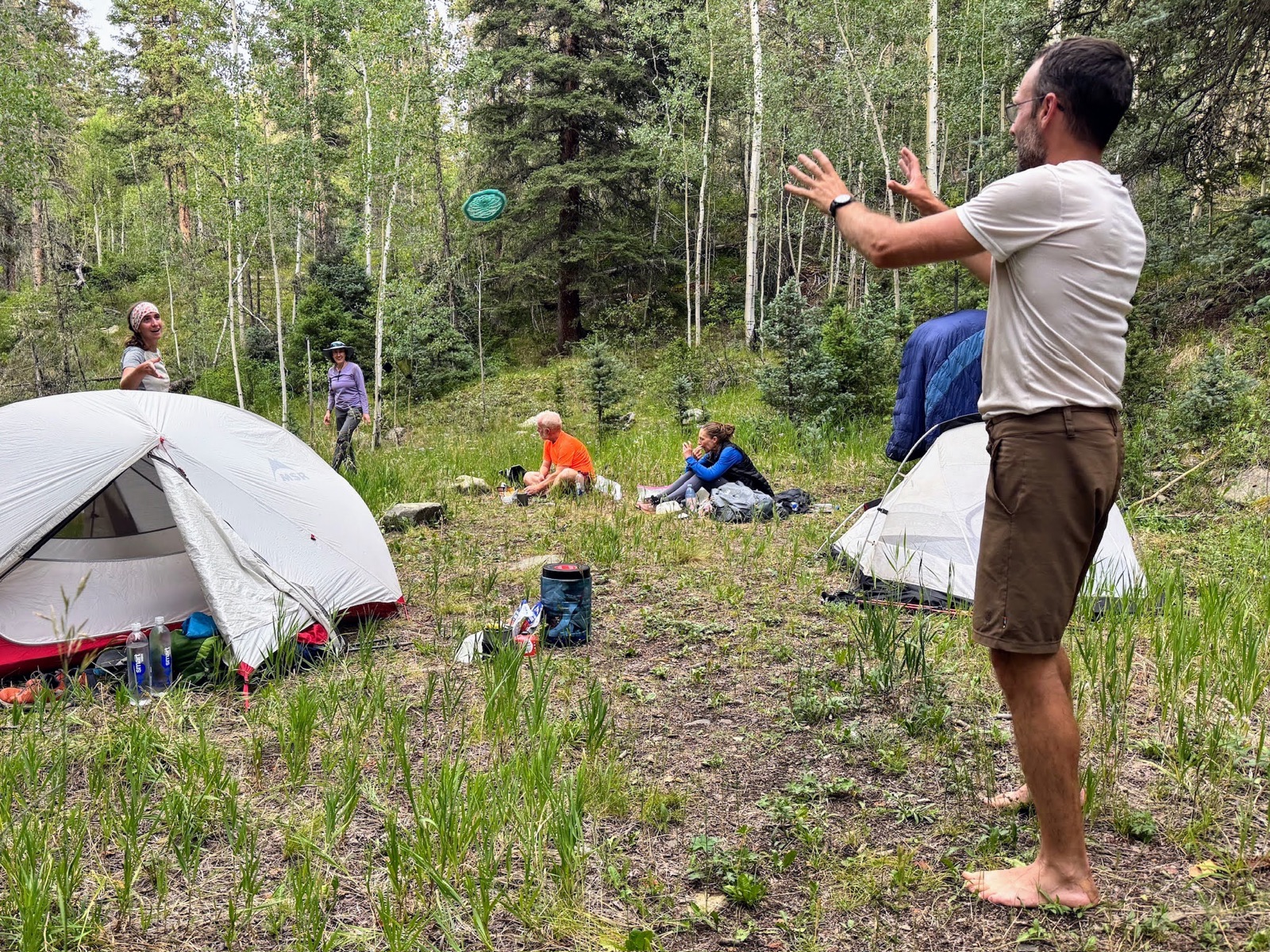 Camp at Fish Gate.